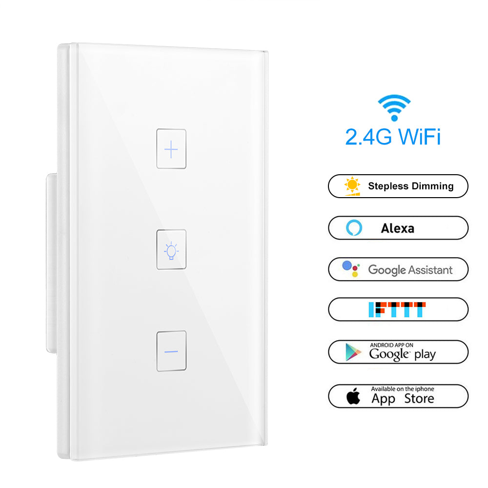 Smart Light Dimmer Touch Control WiFi Switch